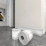 ruban decoratif autoadhésif moderne blanc or gris 500cm 10cm imperméable pvc