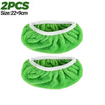tampon microfibre vert doux absorbant clip pratique nettoyage sol meubles humidification écologique rechargeable