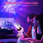 projecteur veilleuse astronaute nébuleuse éclairage chambre enfants décorations lumineux blanc rose or rouge bleu