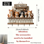 porte clés mural bois maison miniature couleurs vives plantes figurine kit