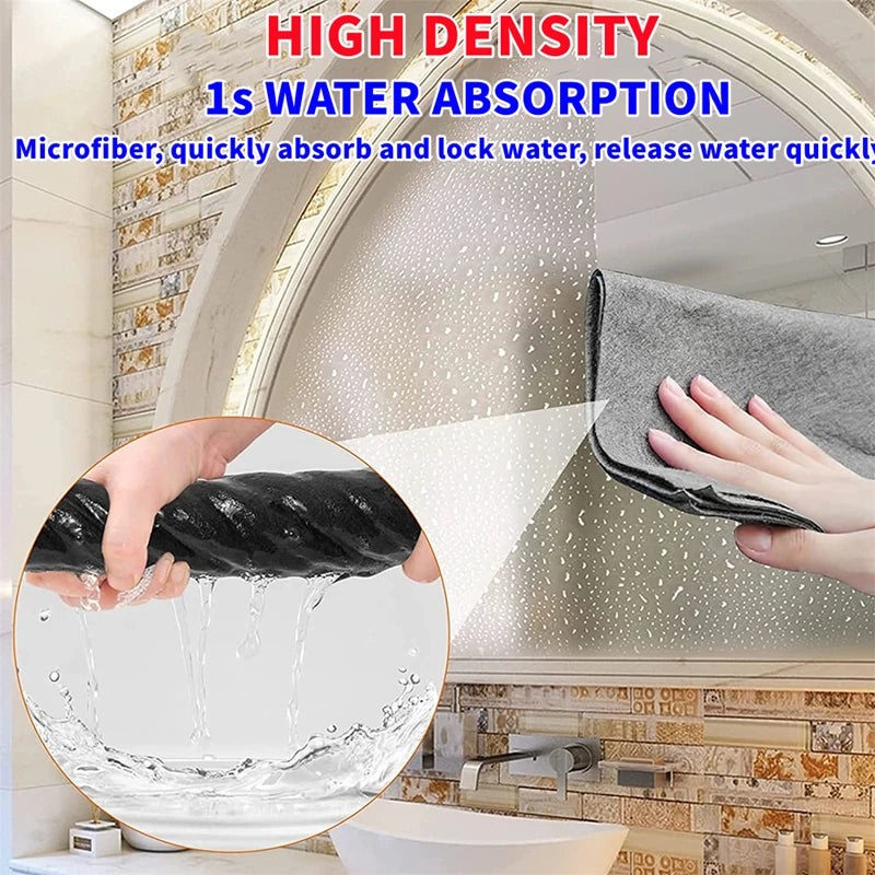serviette nettoyage microfibre gris moderne 20x30cm 30x30cm 30x40cm 12pièces respectueux environnement