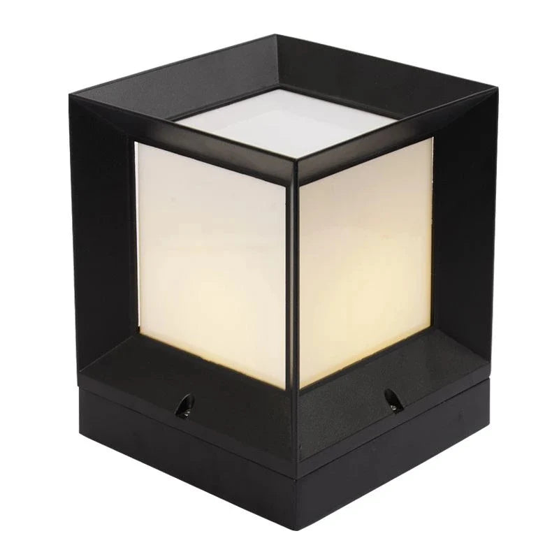 lampe solaire contemporaine noir blanc translucide fixée mur cuisine salle chambre entrée
