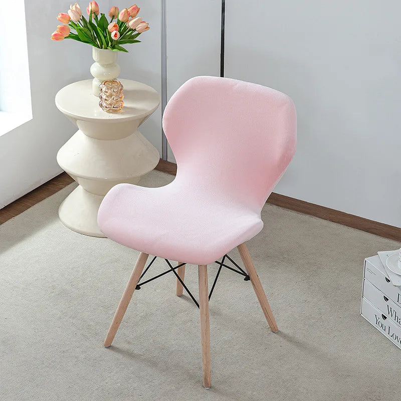 housse chaise moderne velours polyester anti poussière verte blanche fauteuil mariage