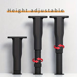 pieds réglables hauteur support lit noir moderne vis bois meuble entretoise adaptable chambre