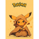 affiches dessin animé pikachu charmander star wars illustration cartoon decoration murale maison