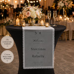 nappe table dentelle élégante blanc cassé mariage champêtre semi transparent festive