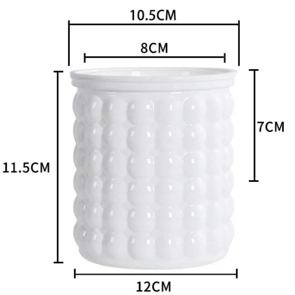 Cache pots transparent gris moderne rayures verticales plante intérieure fleur pot auto arrosage