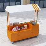 chariot roues trois auvent moderne divers produits emballés commercialDecoration mariage anniversaireMETAL