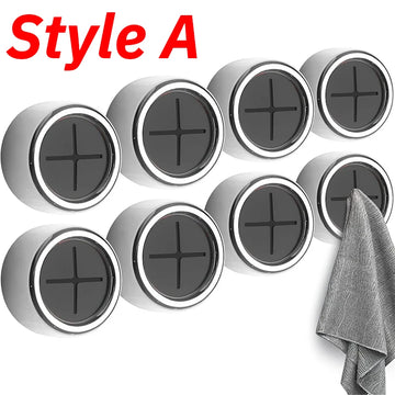 porte serviettes auto adhésifs croix dorée gris métallisé noir moderne minimaliste organisateur mur salle
