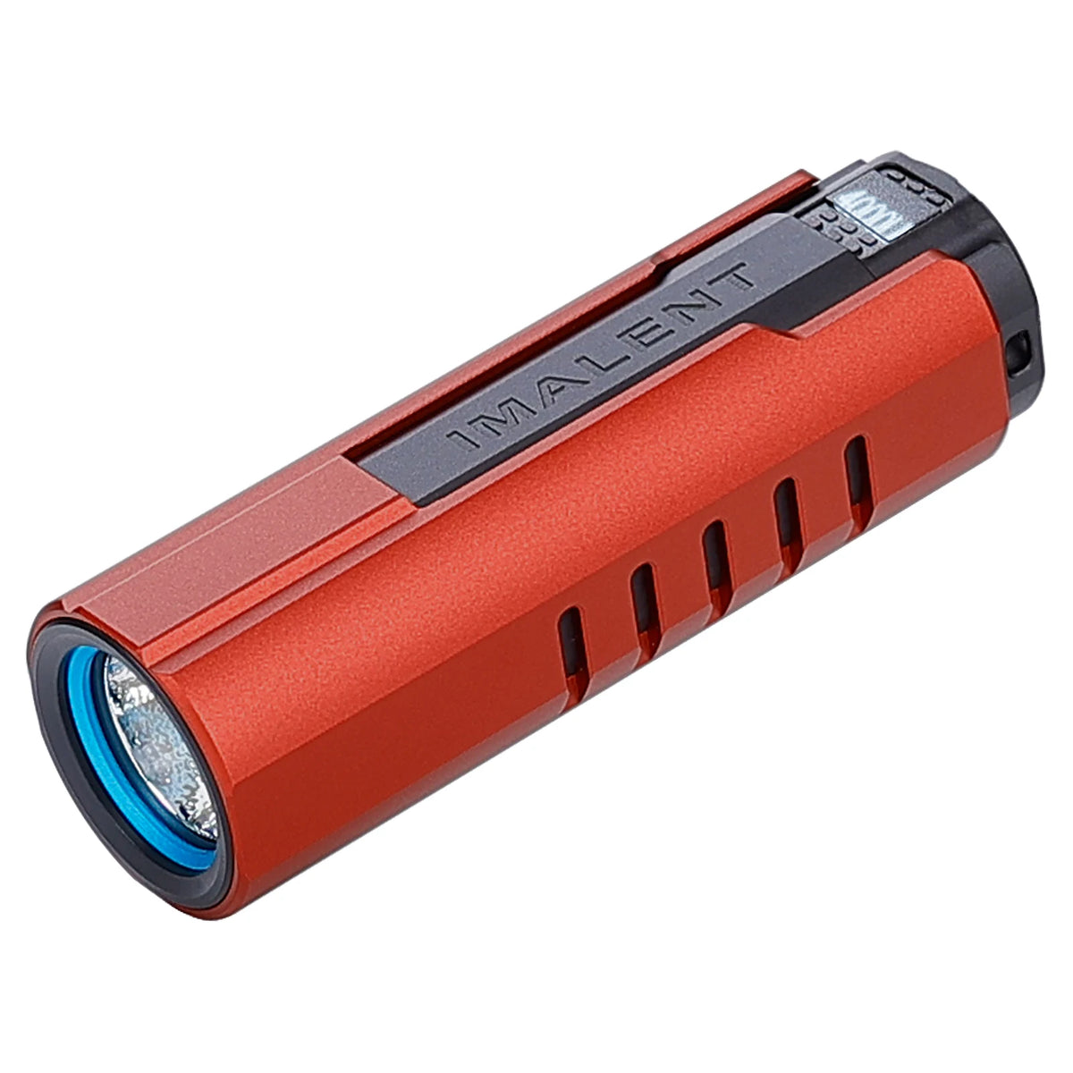lampe torche bleu moderne résistante choc lumiere intense charge magnétique auto défense camping