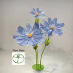 fleurs artificielles papier grandes marguerites décoration mariage anniversaire événements transparentes moderne minimaliste