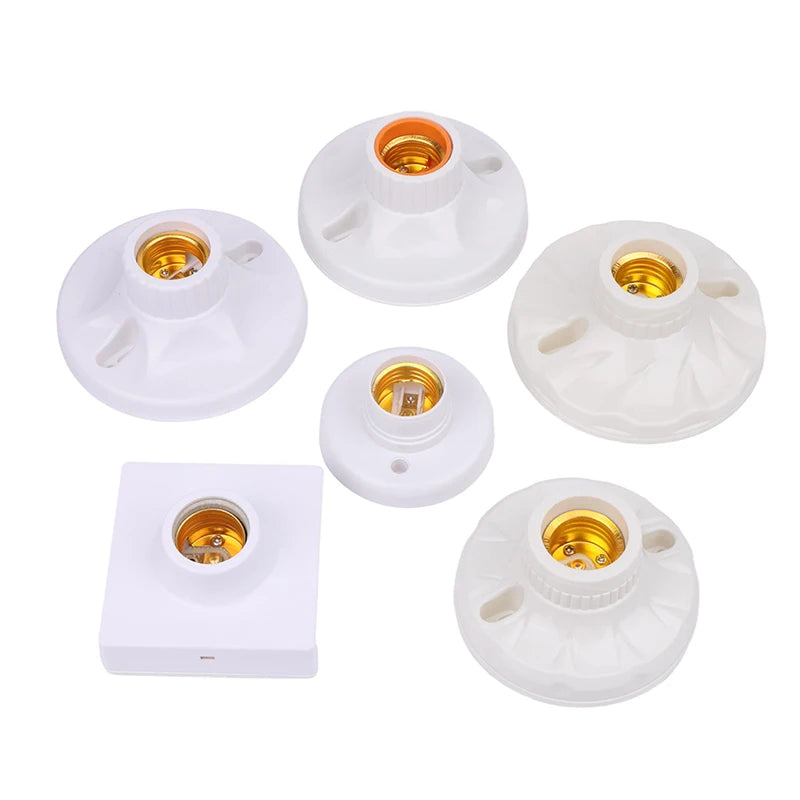 socquette ampoule e27 blanc rainurée moderne opale fixe support lampe minimaliste