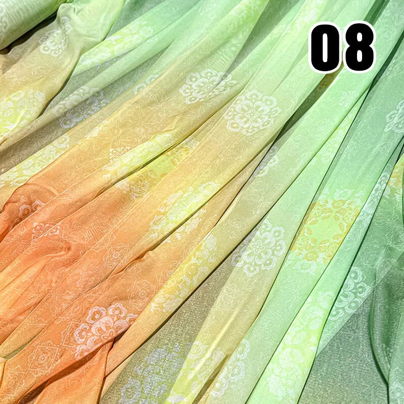 tissu polyester acrylique fleurs motifs floraux classique chinois haute absorption bricolage decoration 50x150cm aramide