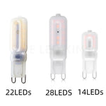 ampoules led g9 blanc chaud 3000k 4000k 6500k 9w 7w 5w modernes 360° translucent
