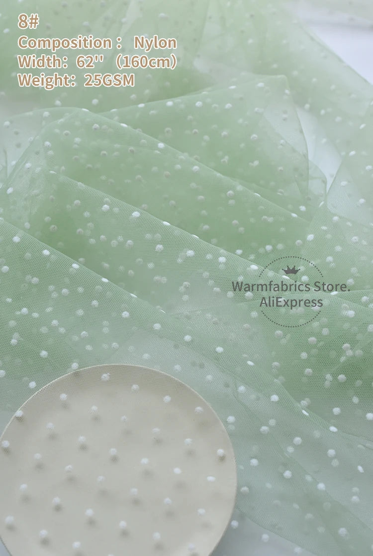 tulle rose blanches bleu vert beige translucide decoratif tissu maille