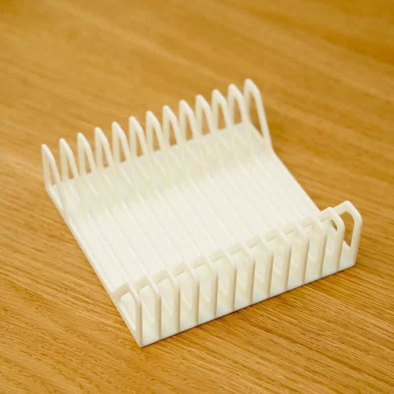 présentoir moderne blanc porte sacs condiments texture lisse rangement sauces instantanées