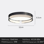 plafonnier led moderne verre noir texture métallique clips fixation éclairage quotidien télécommande ampoules led