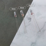 ampoules led transparentes 3mm 4mm 1v 3v 6v 9v 12v 24v classiques sans fixation