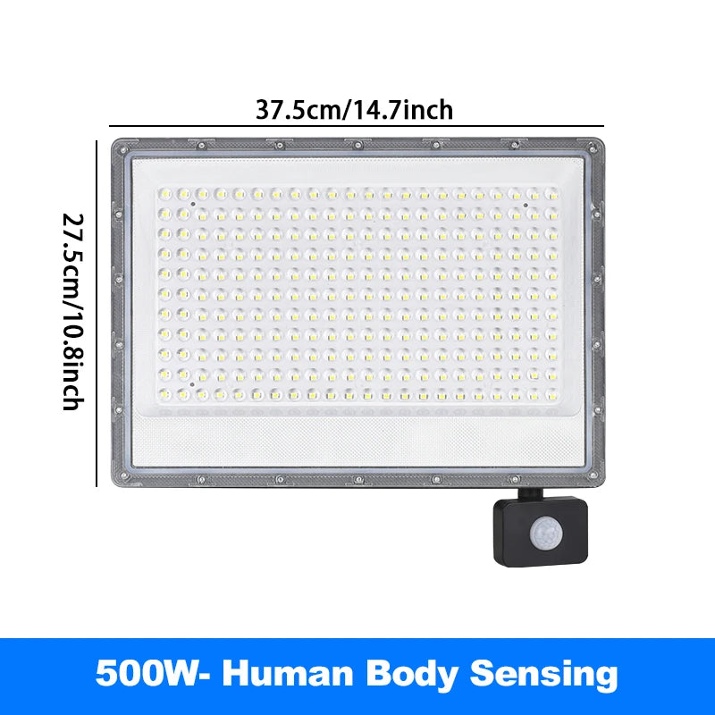 projecteur led moderne ip65 étanche 220v sensor mouvement clips gris métallique 500w 300w 200w