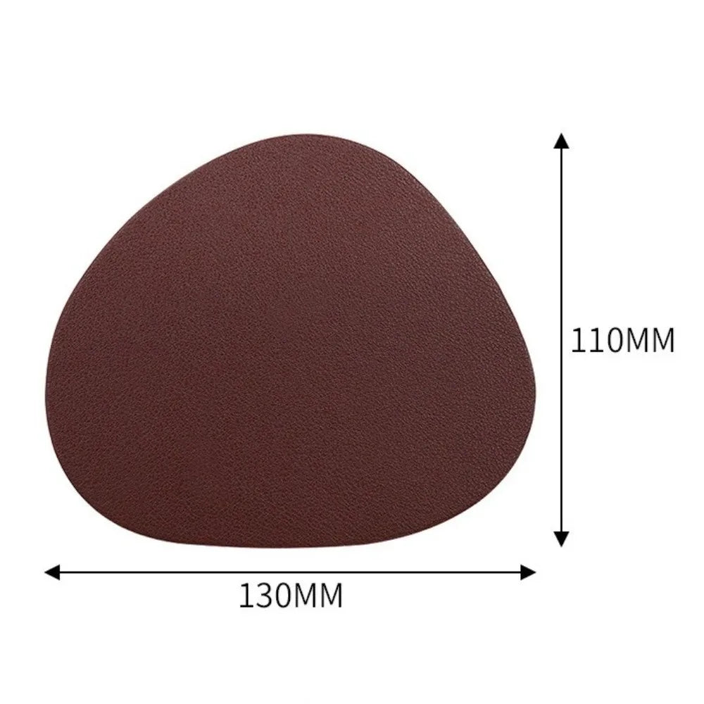 tapis souris moderne marron gris noir beige bleu marine vert foncé simili cuir respectueux