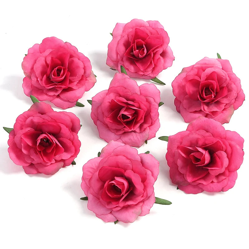 fleurs artificielles roses naturelles décoration maison anniversaire mariage intérieur blanc rose