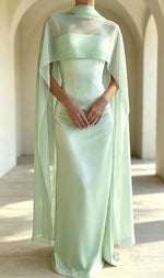 cape mariage transparente polyester élégante plage cérémonie cocktail soirée echangement