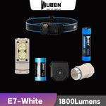 lampe torche rechargeable led beige noir vert olive moderne robuste deux diodes centralisée băng