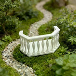 balustrade miniature noire cuivre classique décoration collection arrangement scène DIY