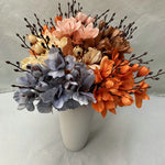 bouquet artificiel fleurs magnolia soie blanc bleu violet rouge intérieur décoration maison anniversaire fête