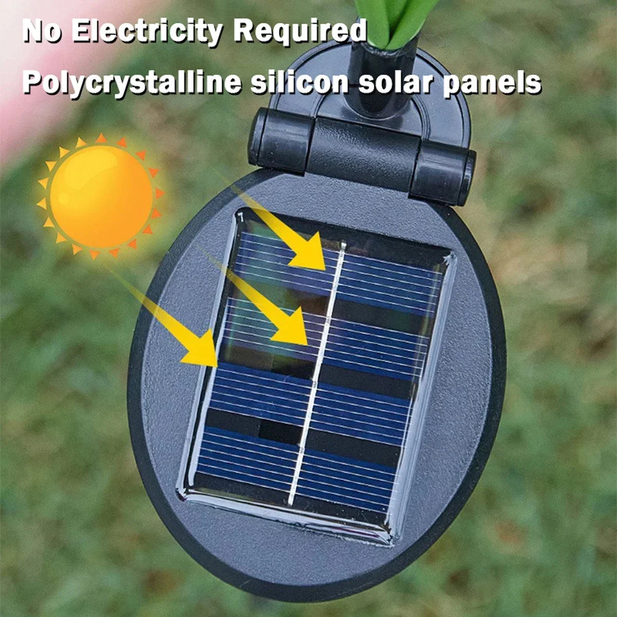 lumière solaire led moderne noire blanche fixée extérieure jardin décoration paysagère ip68 étanche