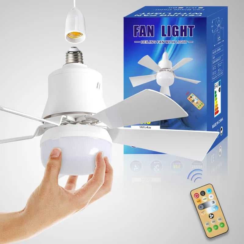 ventilateur plafonnier led noir blanc moderne télécommande gradation 30w