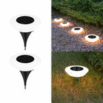 lampe solaire led extérieure blanche ip65 moderne autonomie gazon allée jardin camping decoration