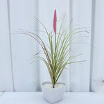plantes artificielles herbe roseaux oignon fleurs vert clair moderne intérieur décoration expos anniversaire