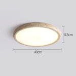 plafonnier led moderne minimaliste beige gris fixé surface tactile