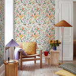 papier peint floral imperméable autoadhésif vinyle moderne décoration intérieur salon chambre enfant résistant humidité