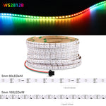 ruban led flexible 5mm 60leds adhésif blanc multicolore moderne technologique