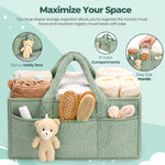 Panier de rangement bébé avec séparateurs amovibles