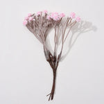 bouquet artificiel fleurs petites naturel minimaliste rose blanc bleu marron tiges intérieur mariage anniversaire