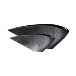 cache plat noir rayures fines moderne opacite vase table deco maison erotique echangisme erotique