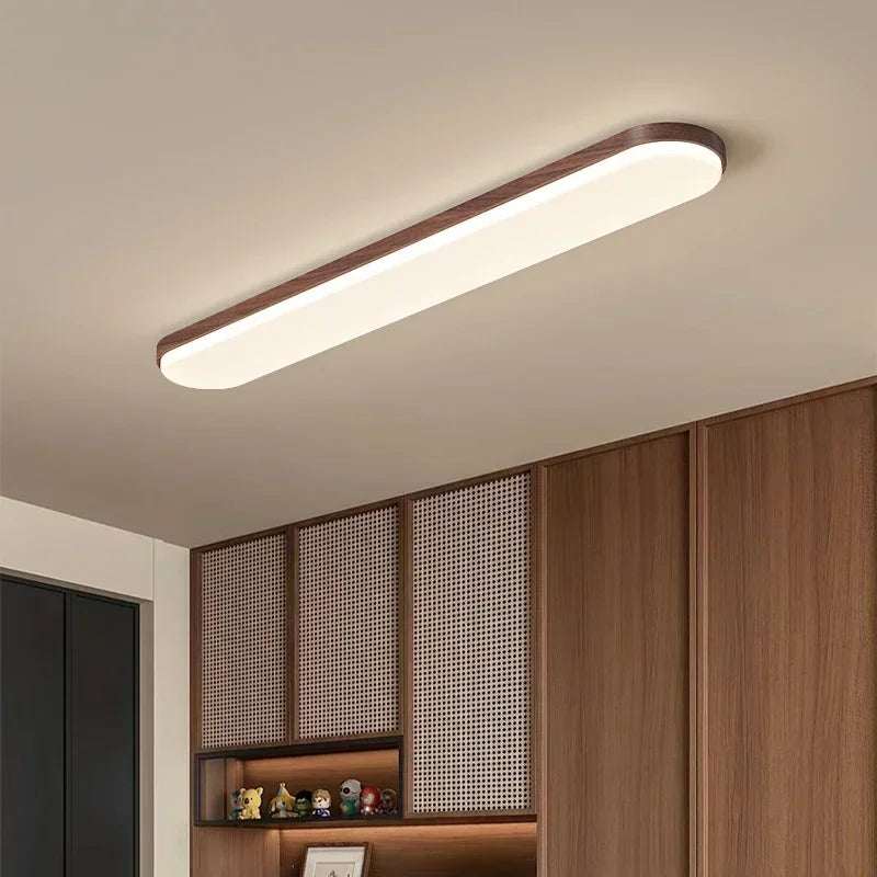 lampe moderne led blanc bois noix 120cm 90260v certifiée ccc rohs vde