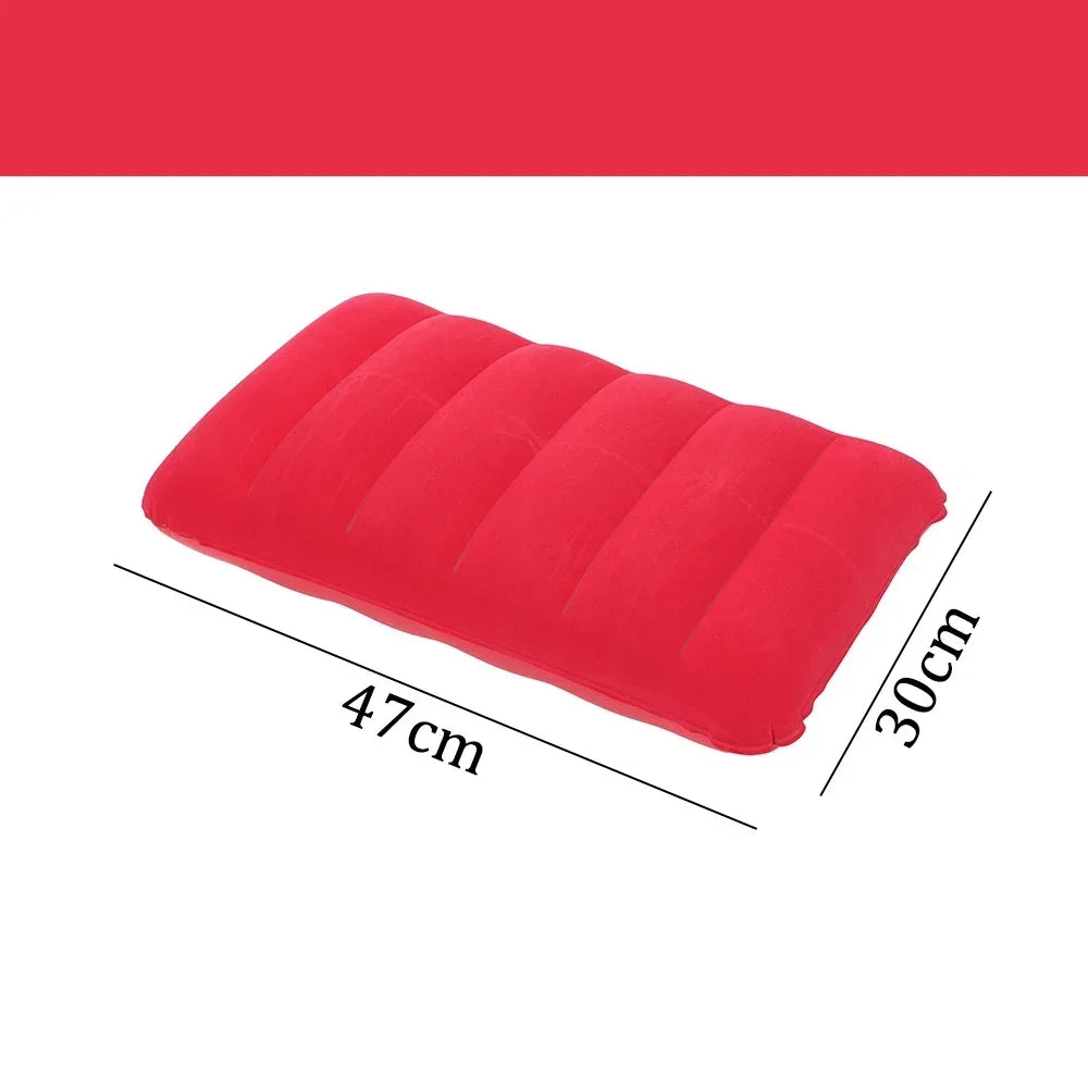 coussin gonflable imperméable mousse pe polyester coton bleu violet vert rouge moderne camping voyage