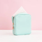 sac main moderne minimaliste vert pastel noir rose blanc beige violet fermeture glissière polyestère