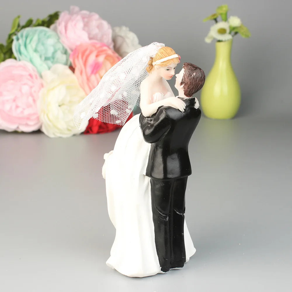 figurines mariage résine mariée marié cake topper décoration anniversaire fiançailles