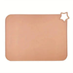 tapis souris silicone sans motif moderne rose beige gris vert bleu jaune marron respectueux