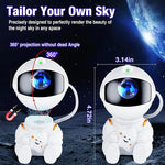 projecteur d'étoiles astronaute blanc moderne télécommande aimant ludique chambre enfants nébulosité led decoration chambre