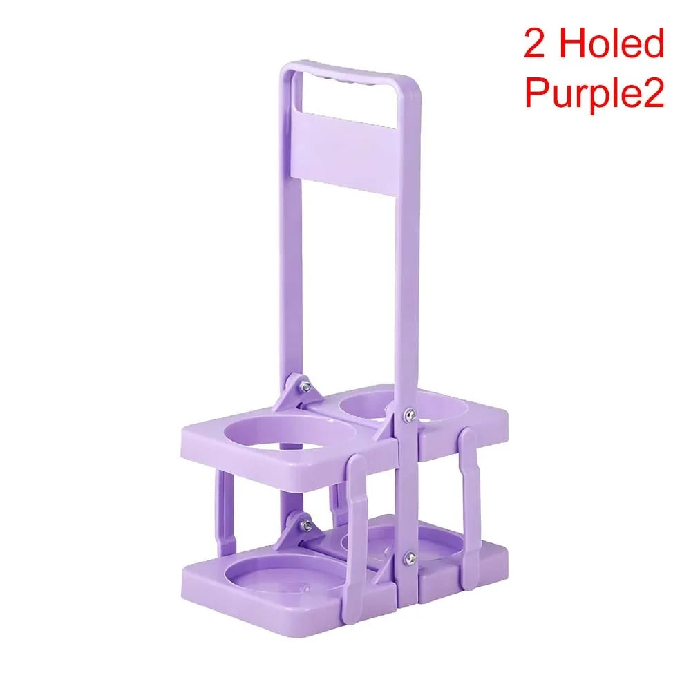 porte verres pliables multifonctions modernes compartiments verres noir rouge vert bleu rose jaune violet