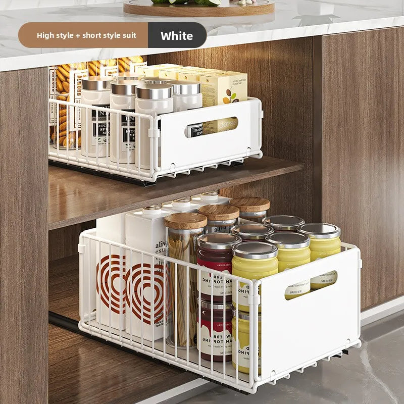 caisse rangement blanc moderne grille ronde acier fixations jars conservation double couche