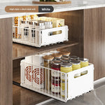 caisse rangement blanc moderne grille ronde acier fixations jars conservation double couche