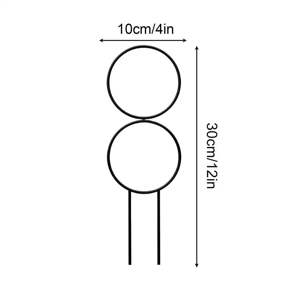 support végétation noir moderne plante grimpante intérieur extérieur pieds solides