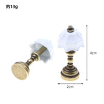 lampe table miniature fée transparente blanc bronze doré vintage rétro decoration chambre salon